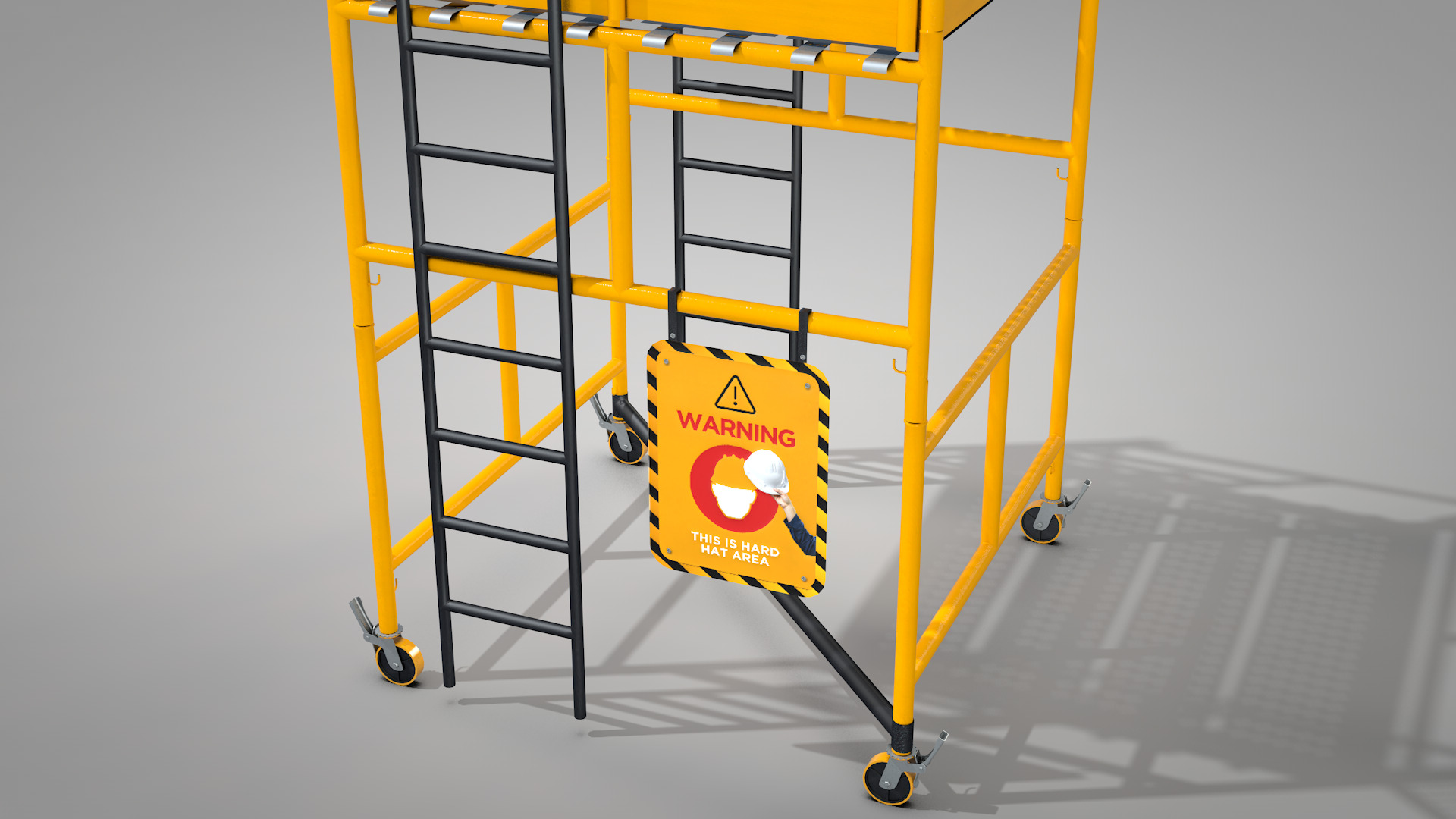 Construction Scaffolding 3D model_3