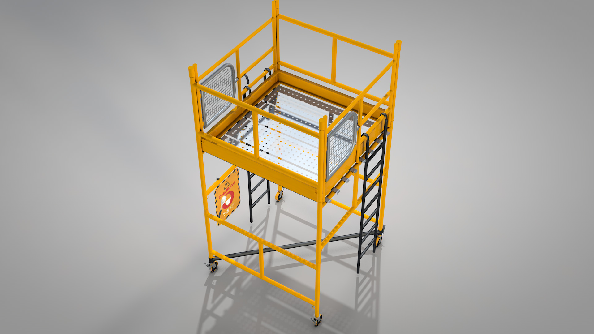 Construction Scaffolding 3D model_14