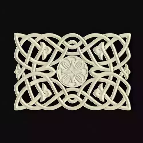 Central decor ornament for furniture