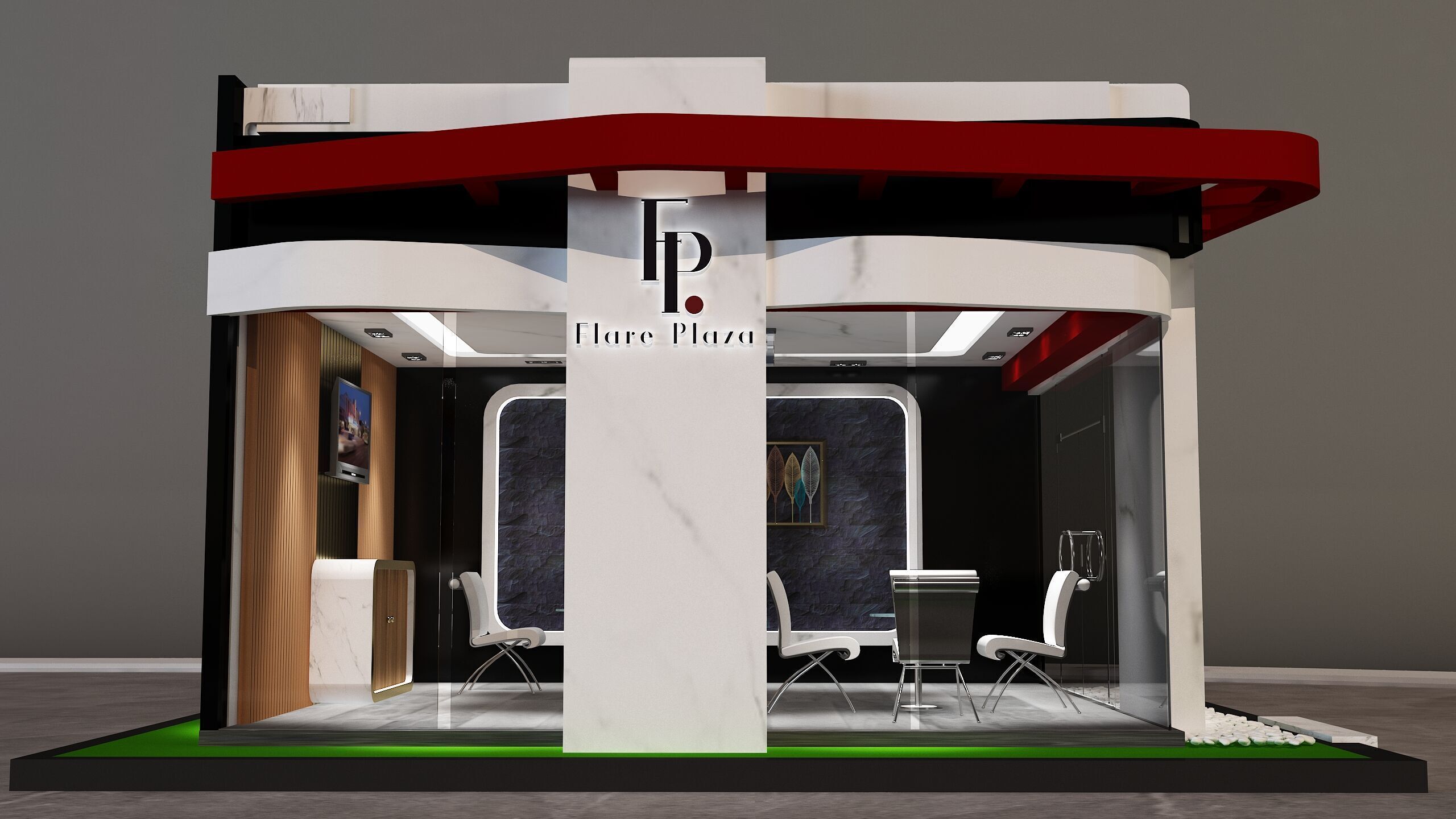  Show Room Store Exhibition a670e 3D model_7