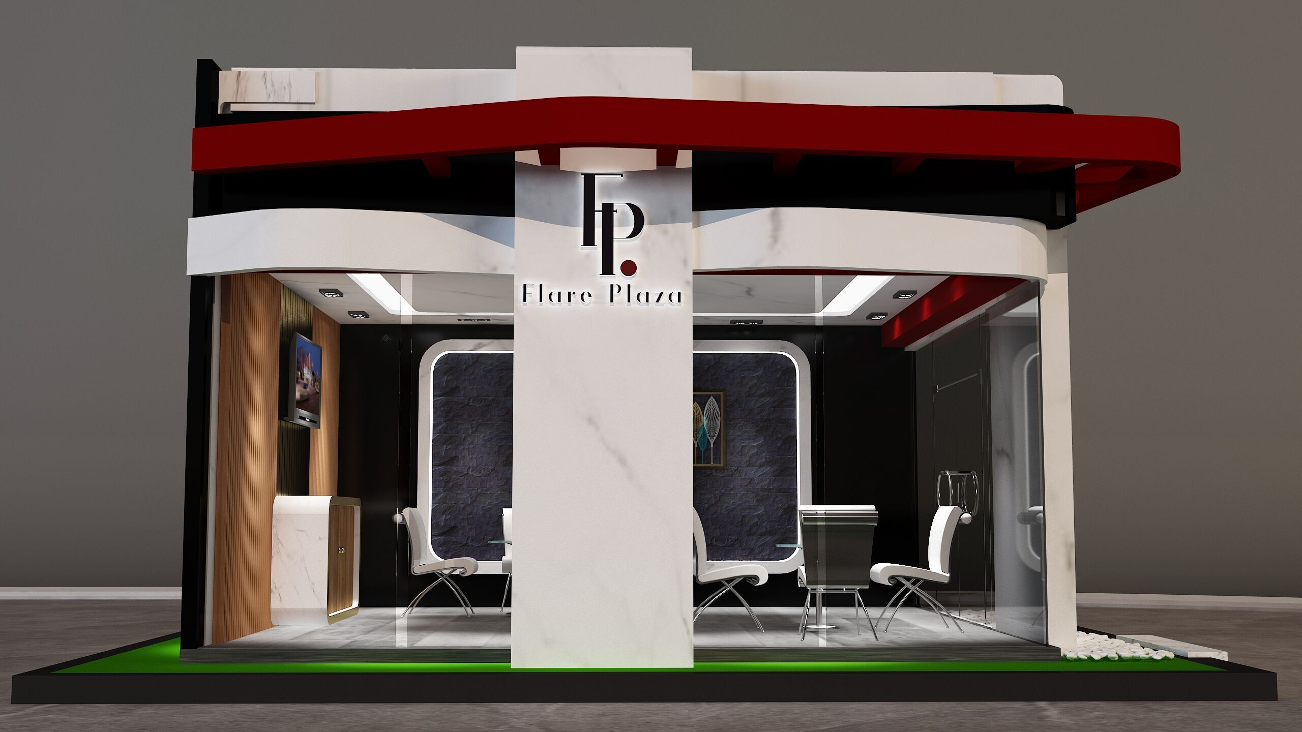  Show Room Store Exhibition a670e 3D model_3
