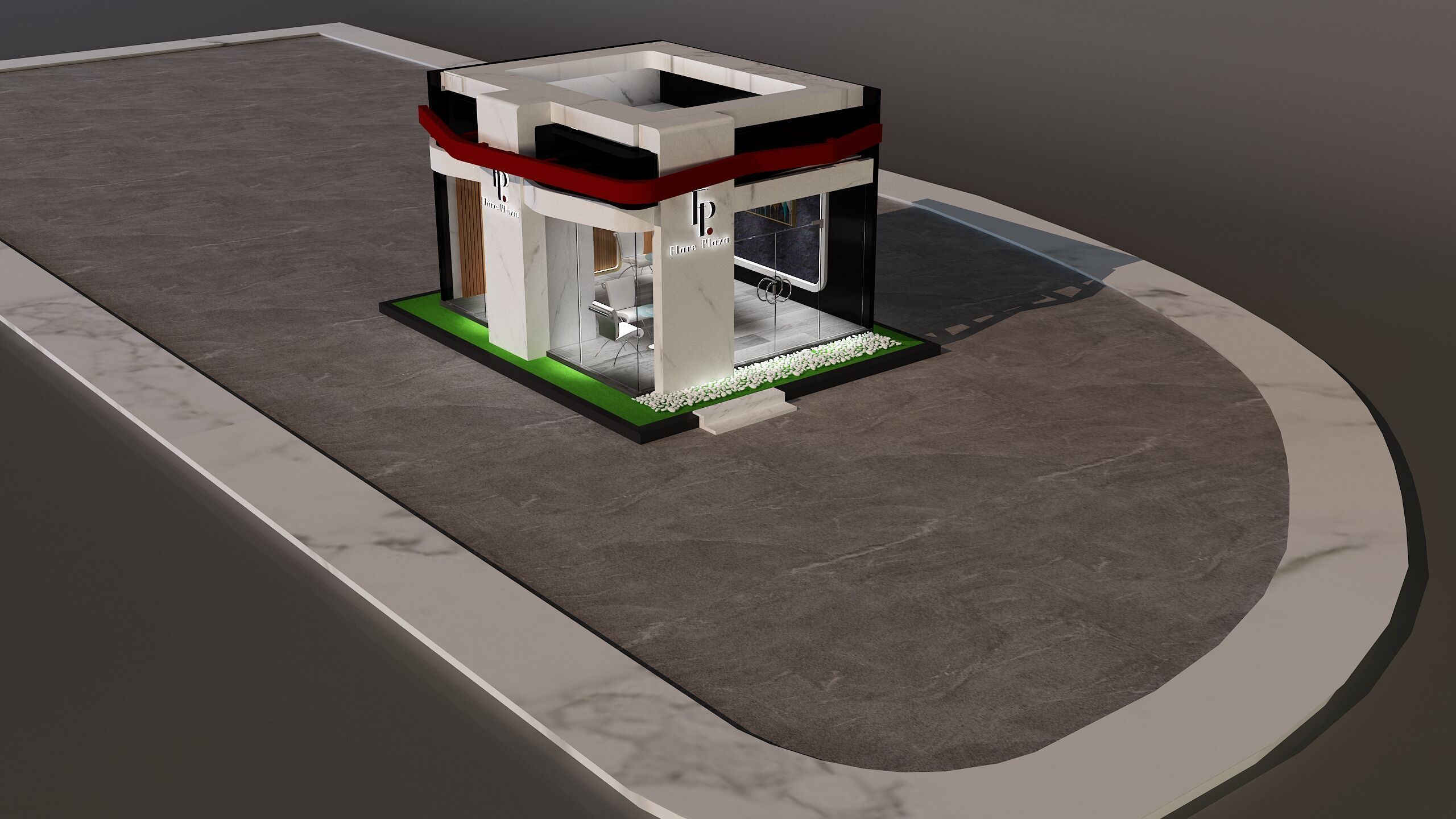  Show Room Store Exhibition a670e 3D model_2