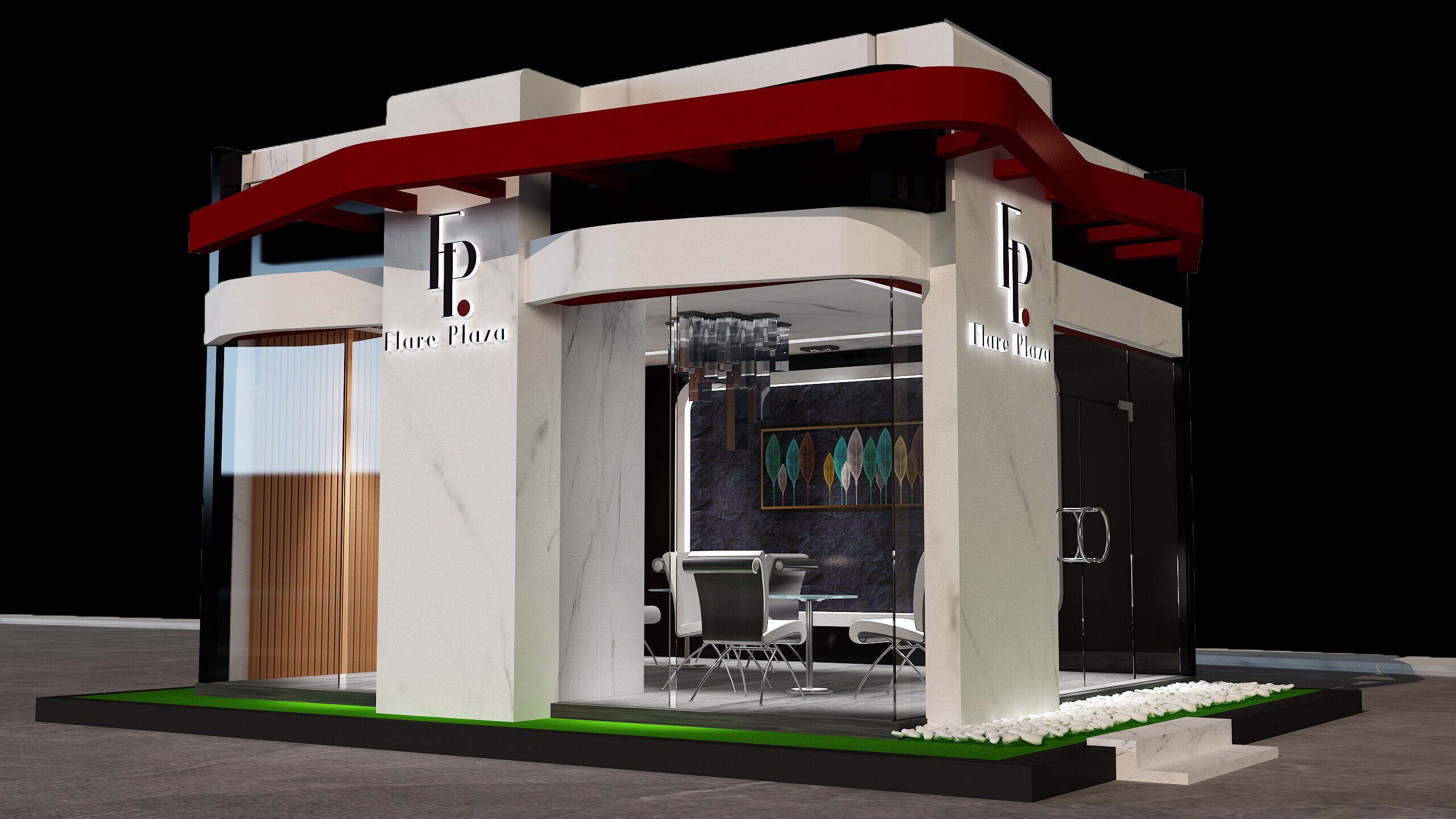  Show Room Store Exhibition a670e 3D model_6