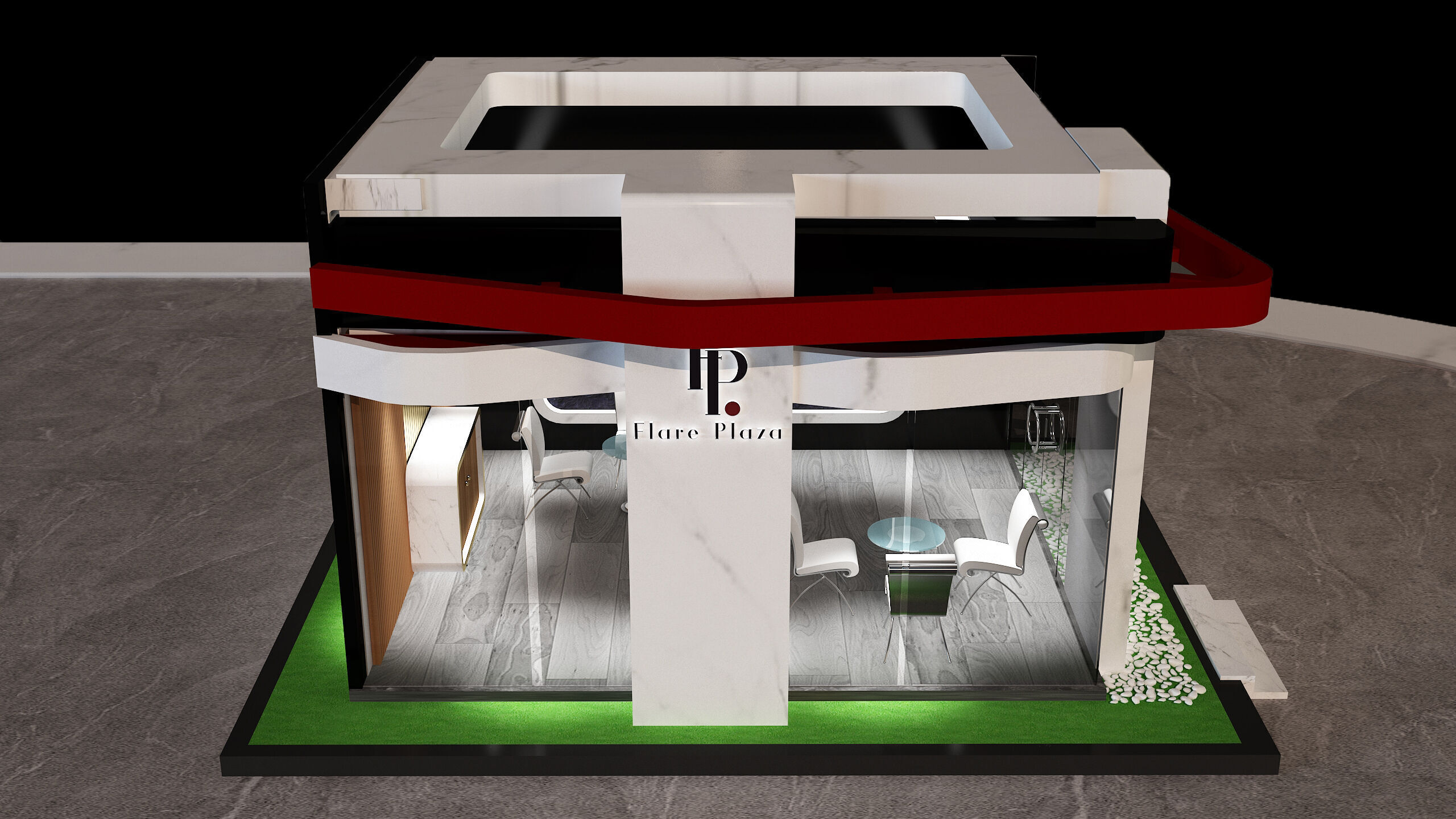  Show Room Store Exhibition a670e 3D model_1