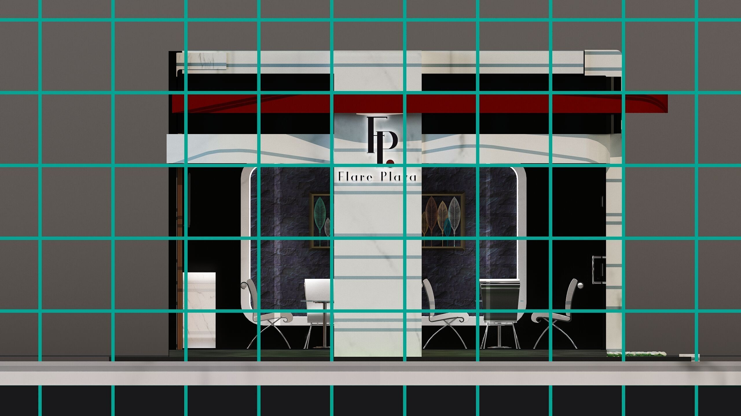  Show Room Store Exhibition a670e 3D model_8