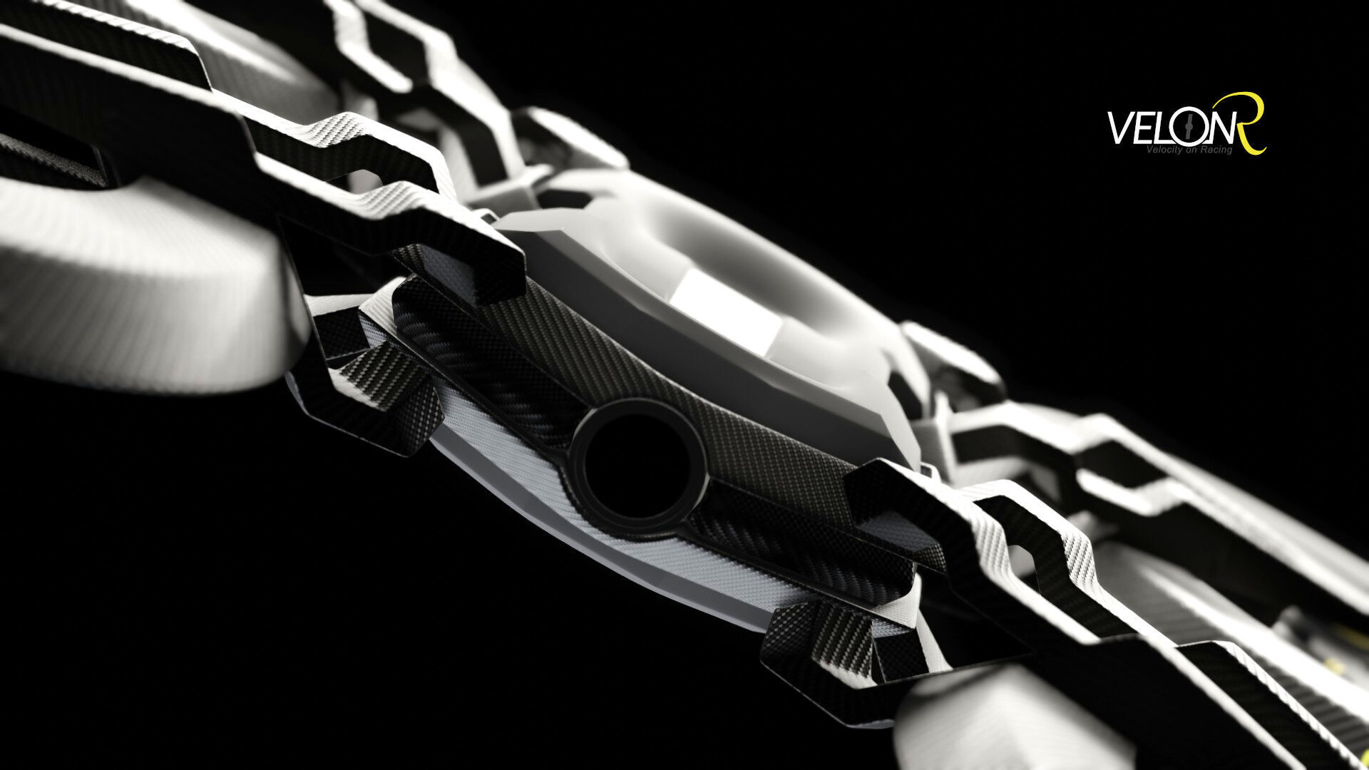 Racing Drone Low-poly 3D model_3