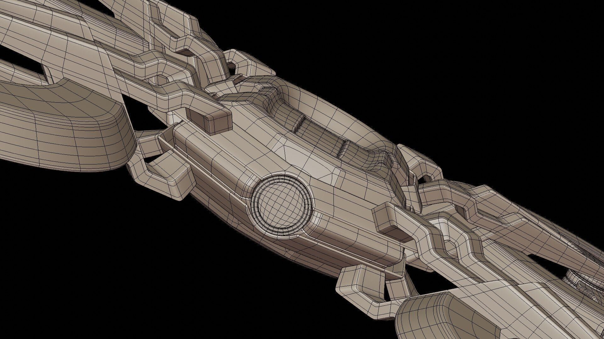 Racing Drone Low-poly 3D model_17