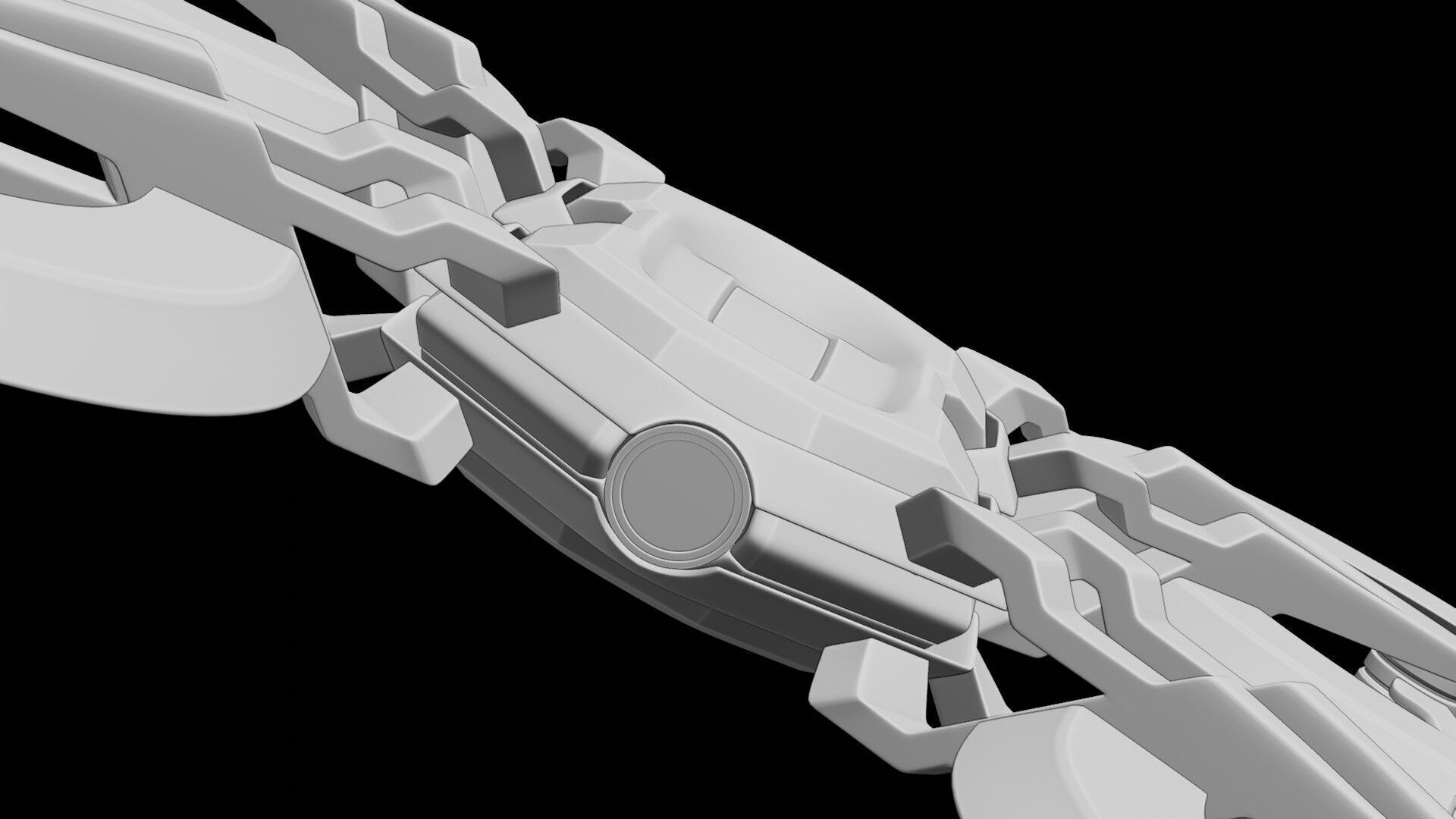 Racing Drone Low-poly 3D model_11