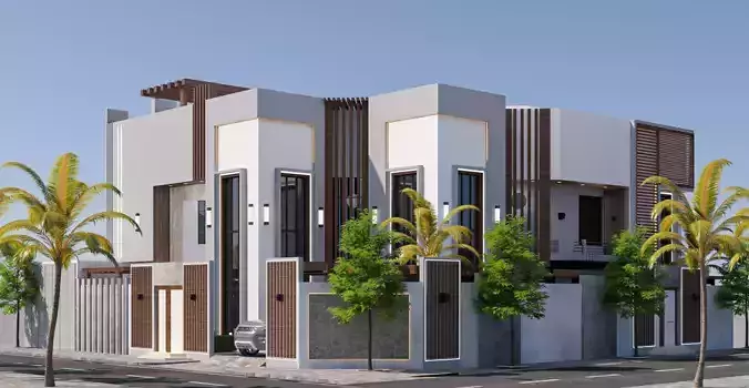 vila building 3D model