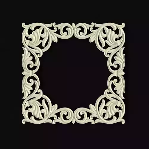 Central decor ornament for furniture