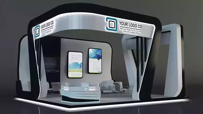  Booth Exhibition Stand a671a