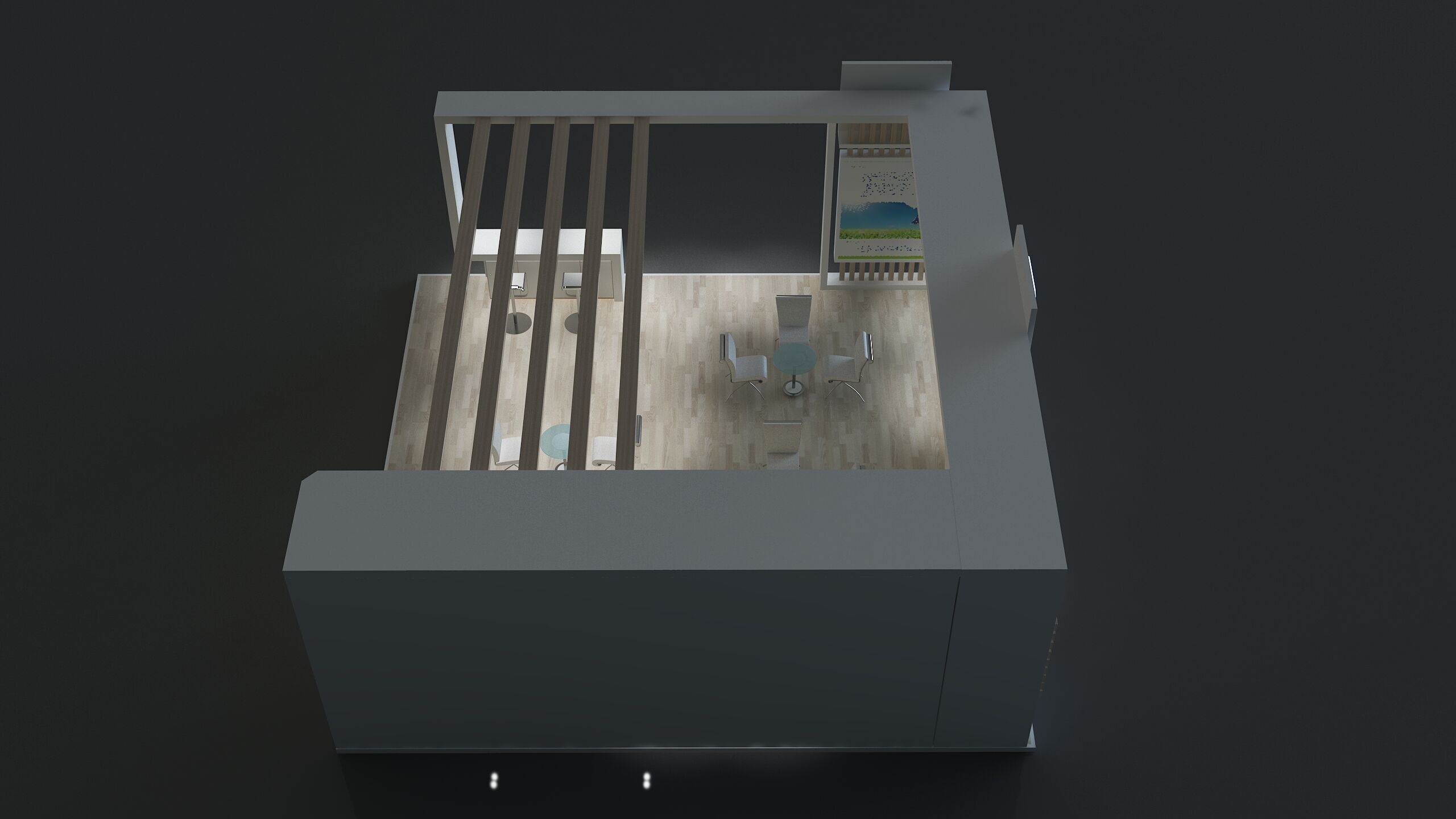  Booth Exhibition Stand a672b 3D model_8