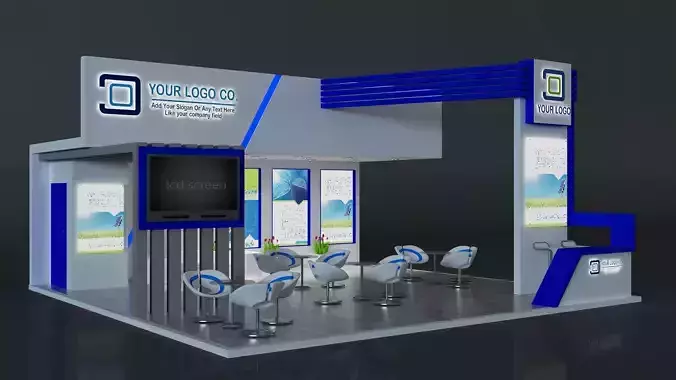  Booth Exhibition Stand a672d