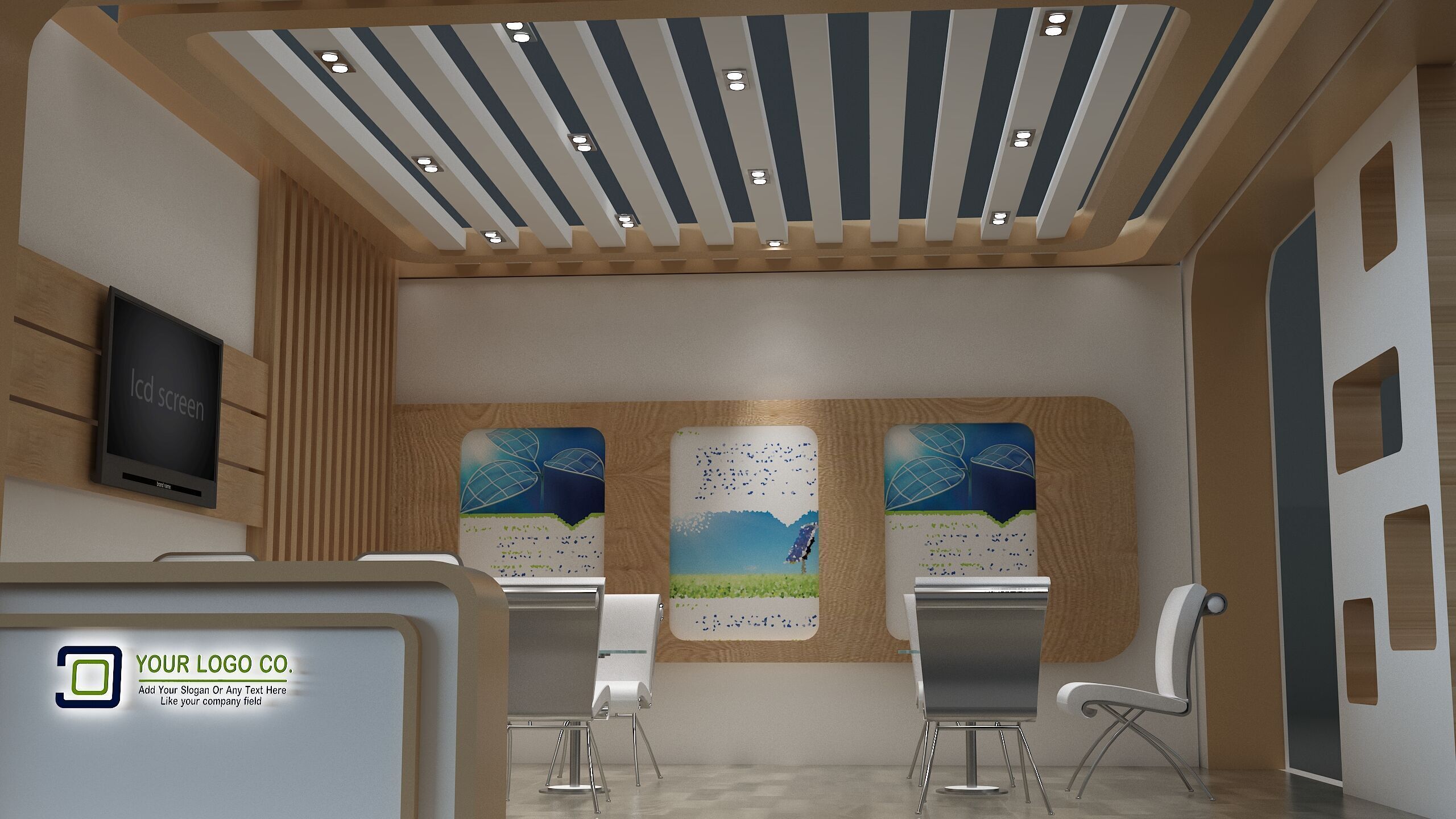  Booth Exhibition Stand a672e 3D model_5