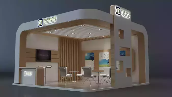  Booth Exhibition Stand a672e