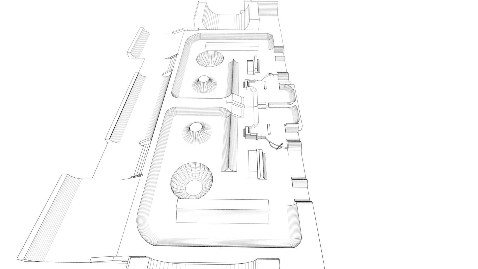 Skatepark-Skate Park PACK 3D model_27