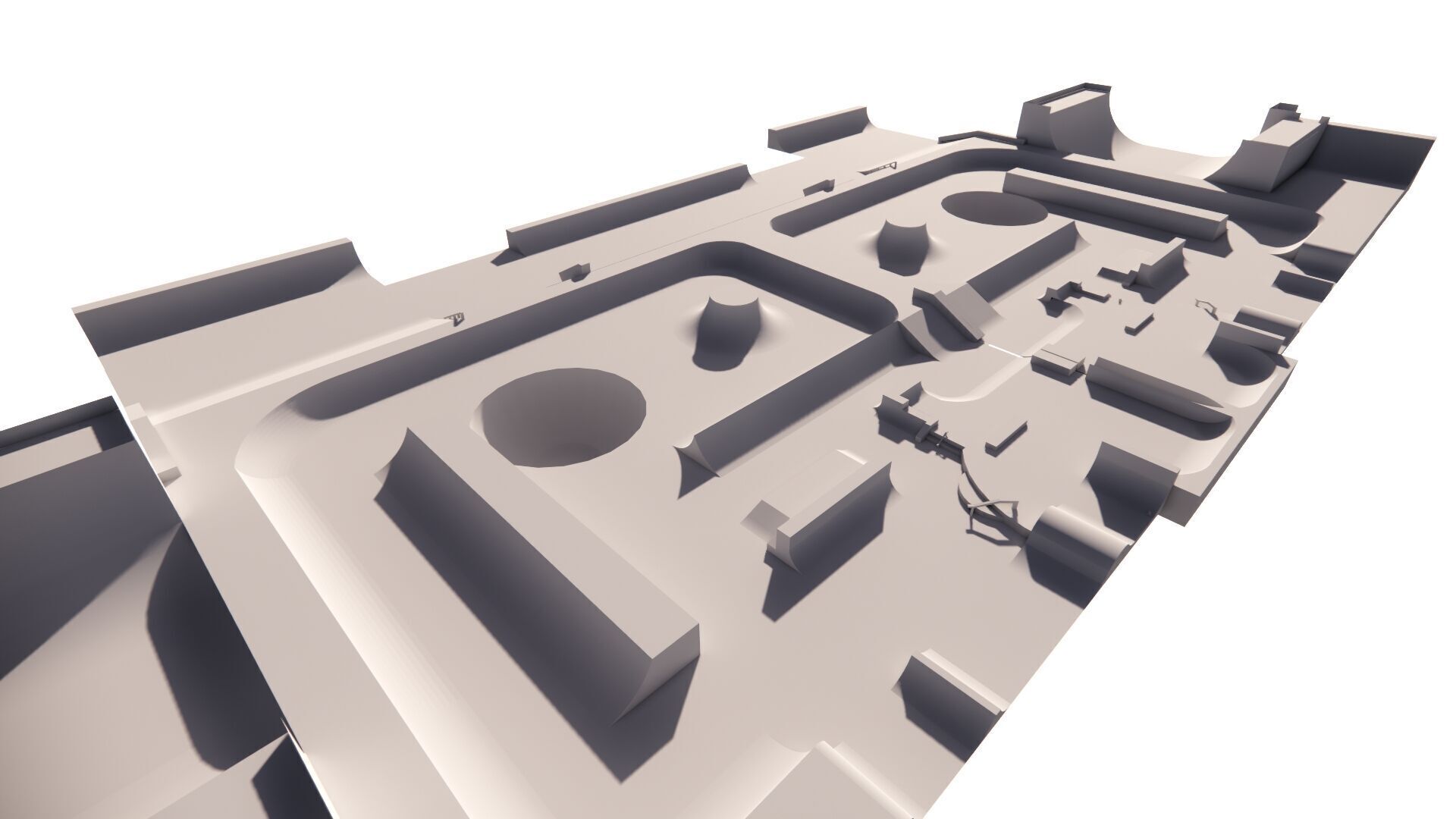 Skatepark-Skate Park PACK 3D model_19