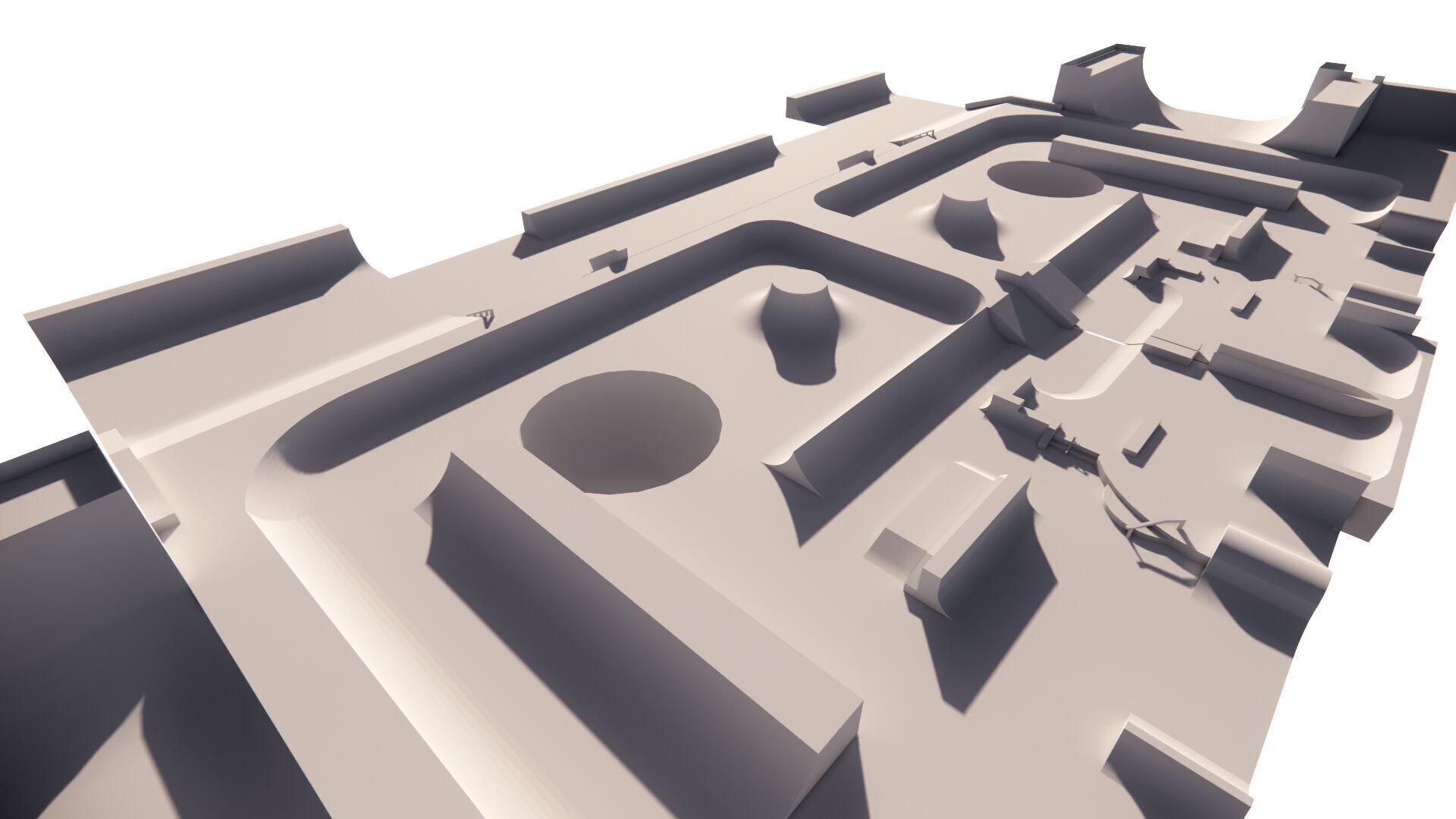 Skatepark-Skate Park PACK 3D model_24