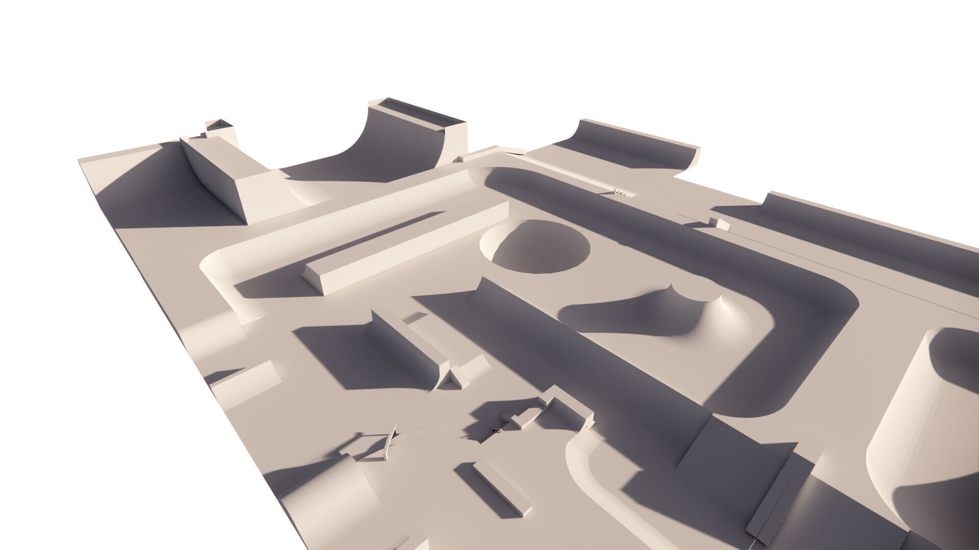Skatepark-Skate Park PACK 3D model_22