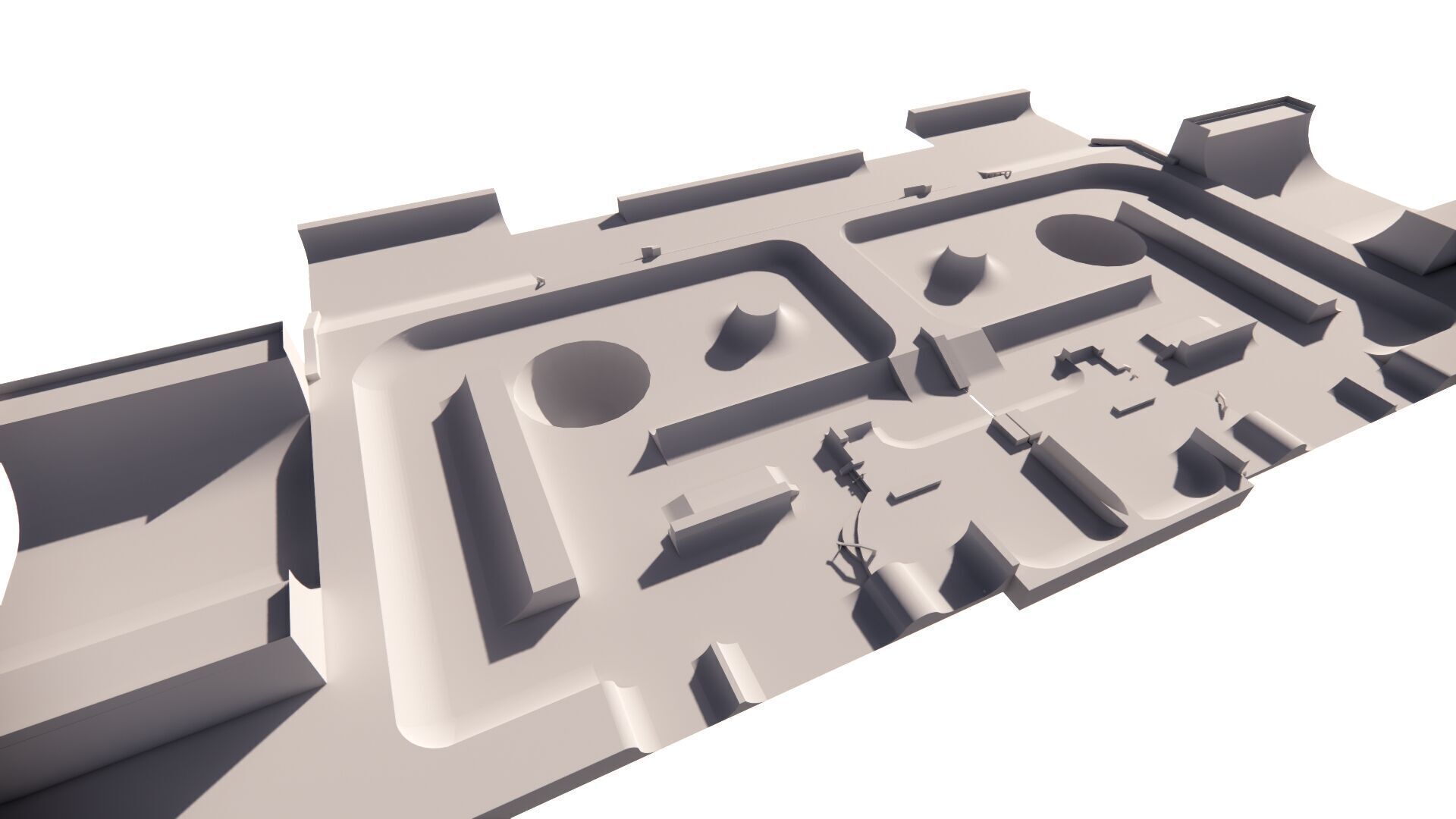 Skatepark-Skate Park PACK 3D model_18