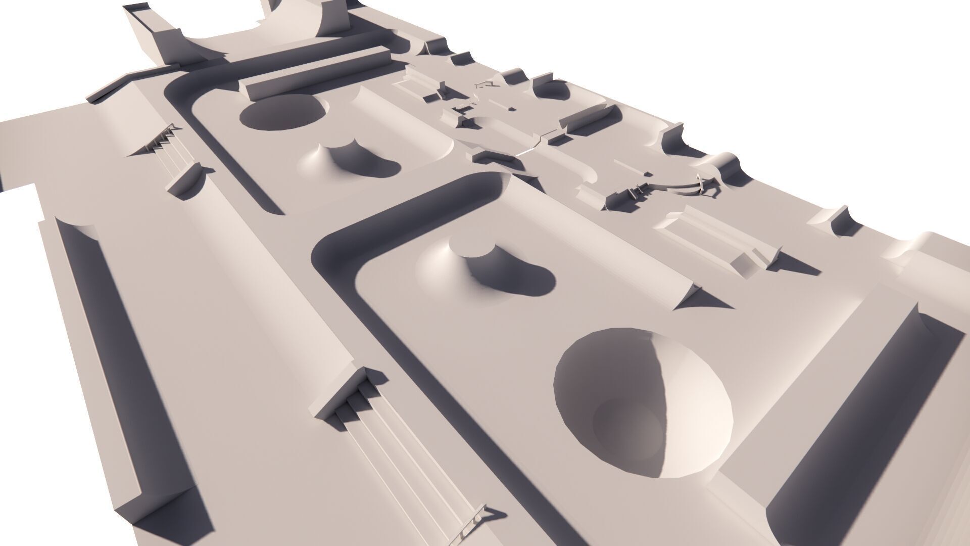 Skatepark-Skate Park PACK 3D model_20