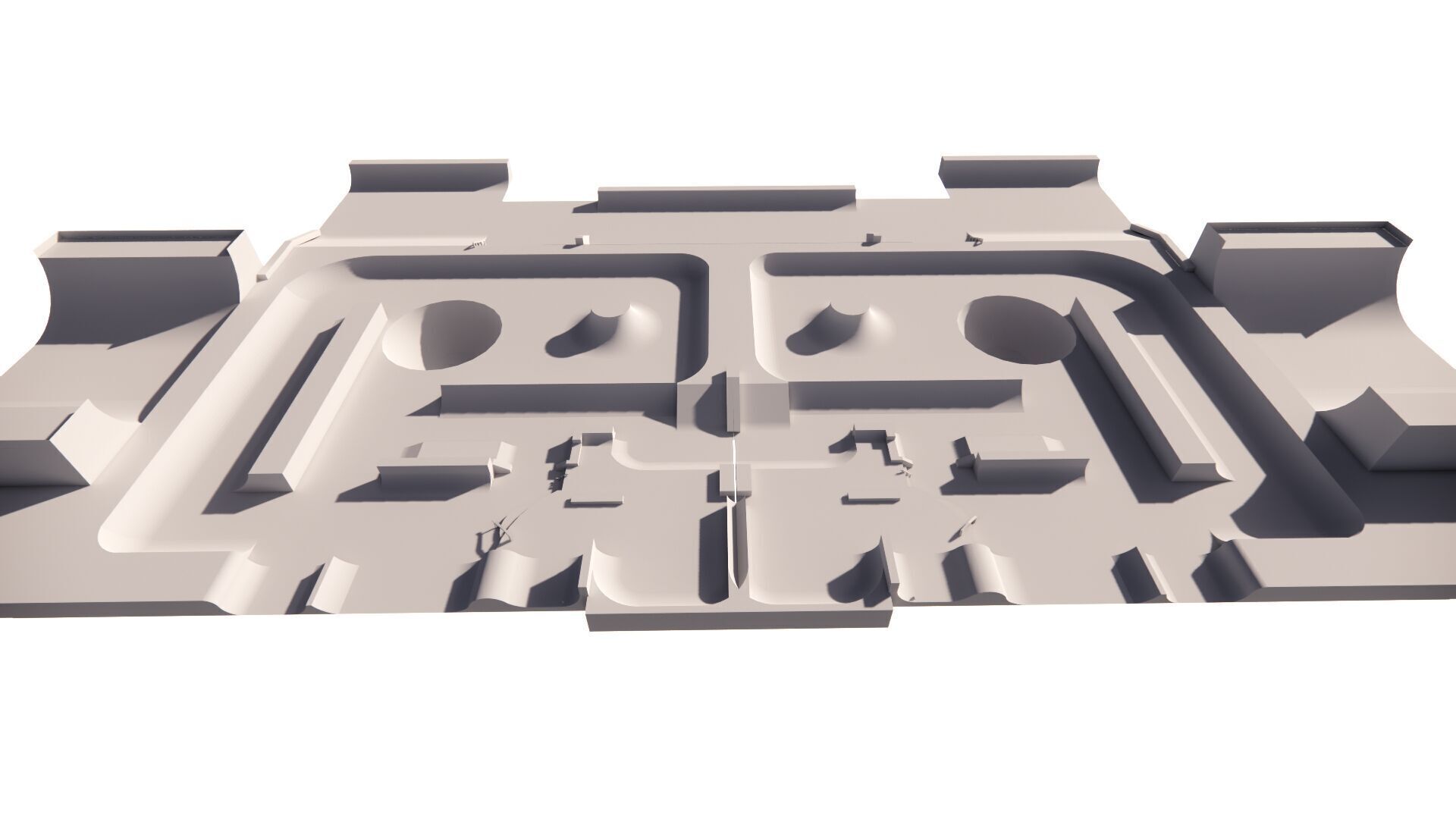 Skatepark-Skate Park PACK 3D model_4