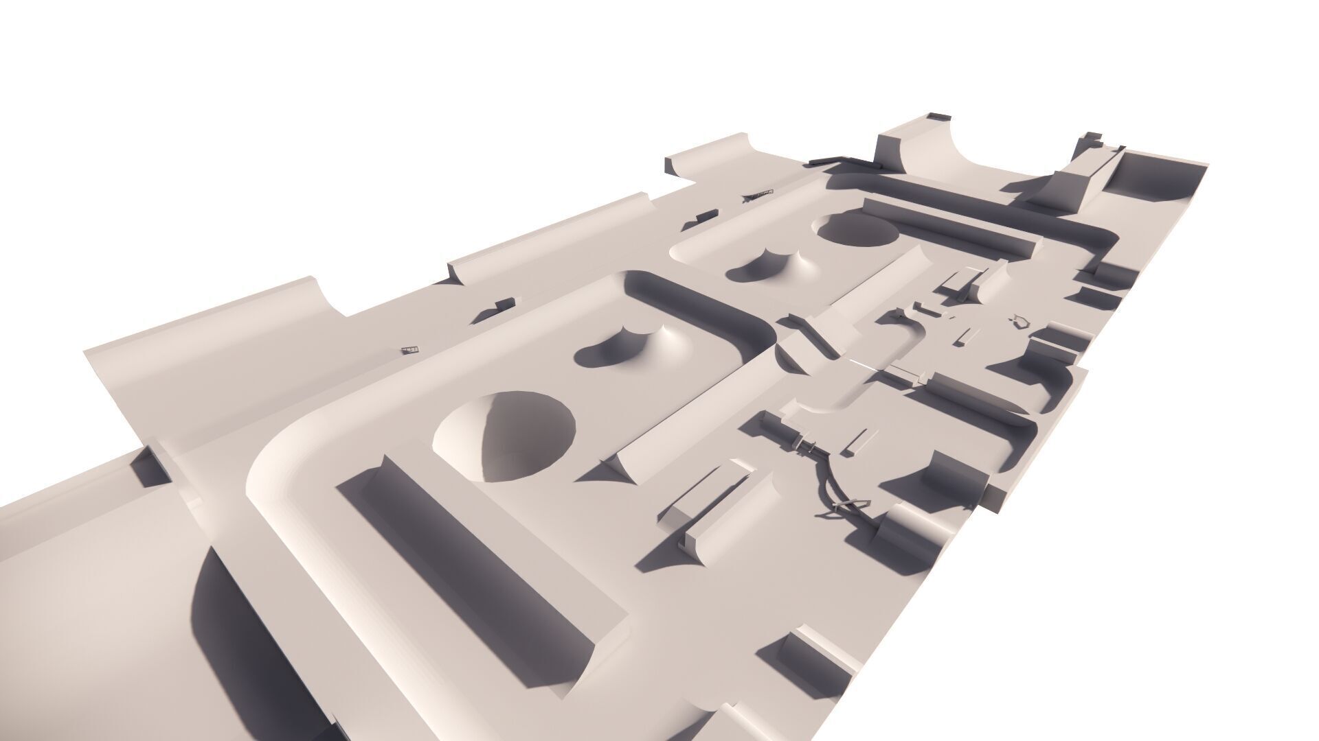 Skatepark-Skate Park PACK 3D model_10