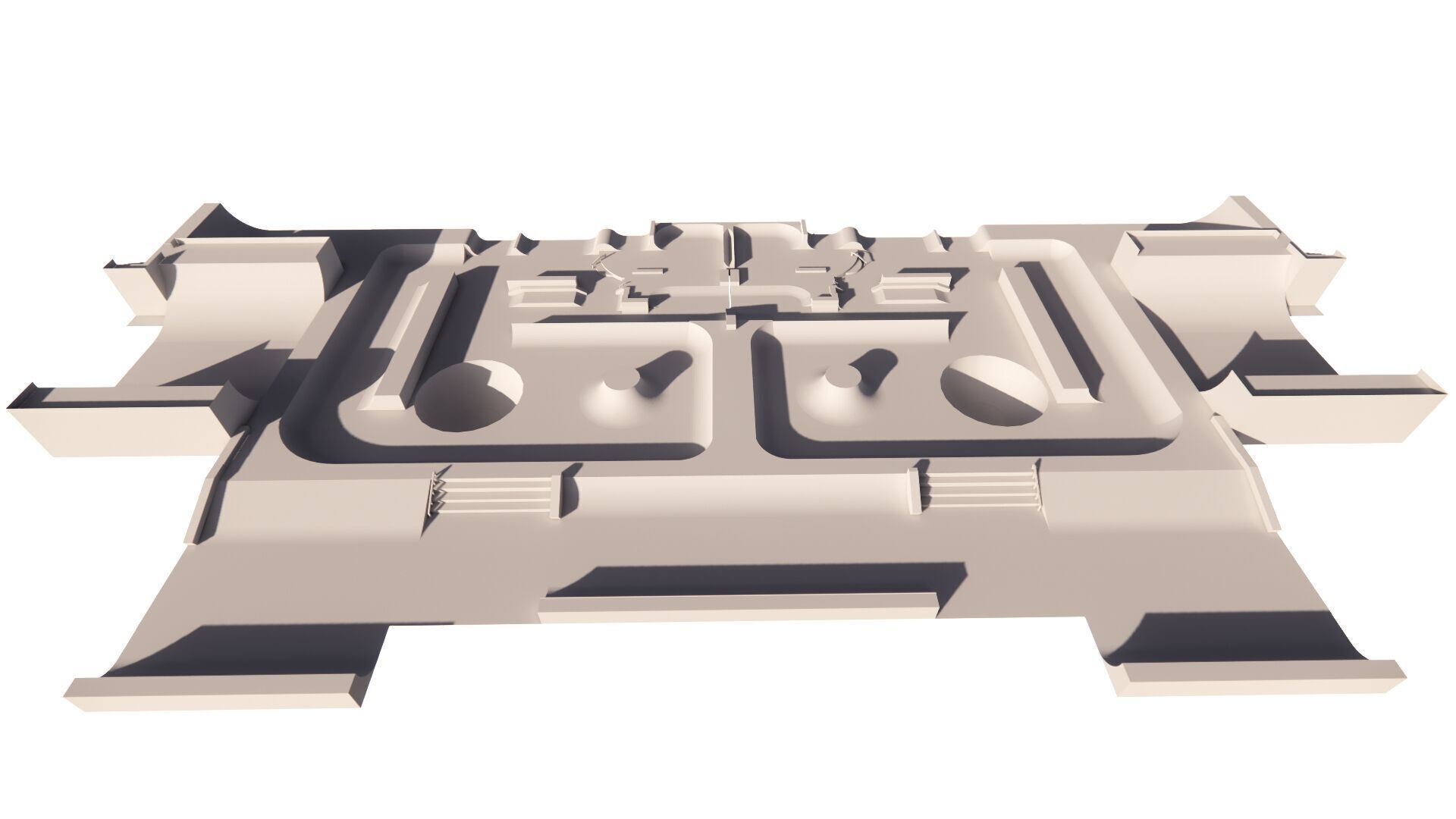 Skatepark-Skate Park PACK 3D model_17