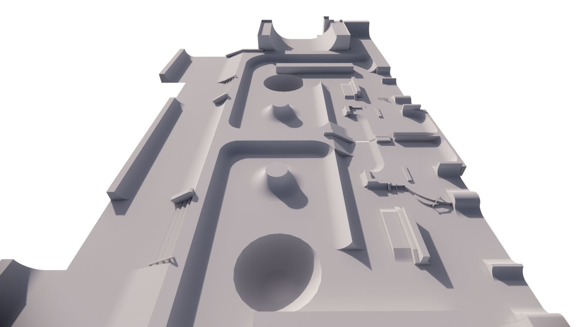 Skatepark-Skate Park PACK 3D model_12