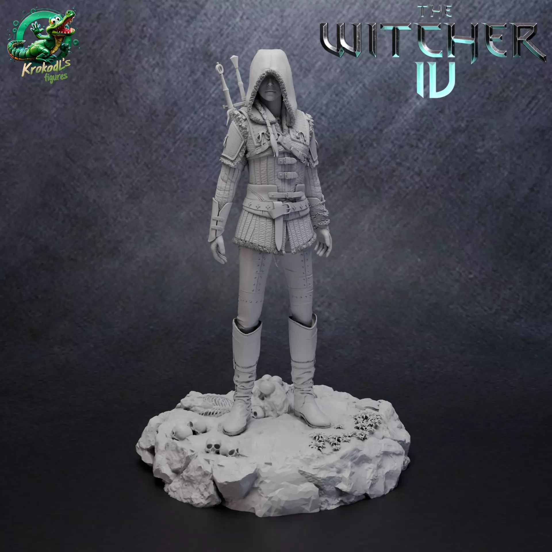 Ciri Witcher 4 3D print model