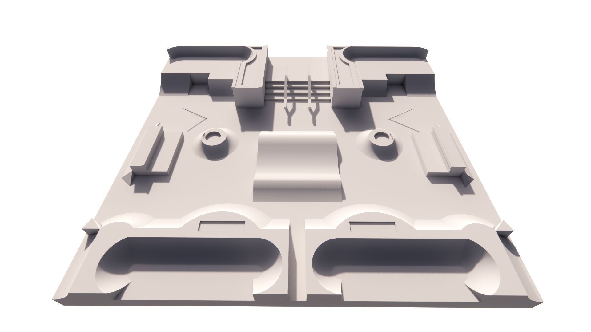 Skatepark-Skate Park PACK 3D model_16