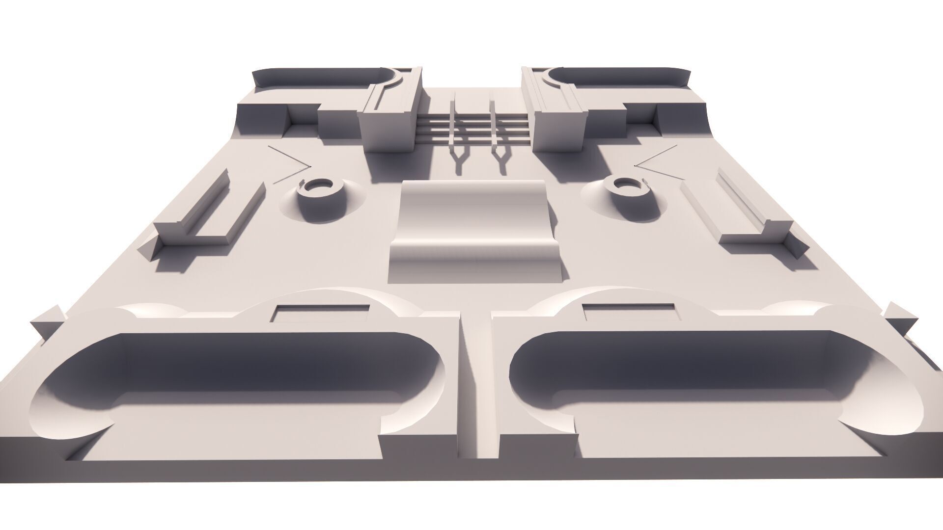 Skatepark-Skate Park PACK 3D model_11