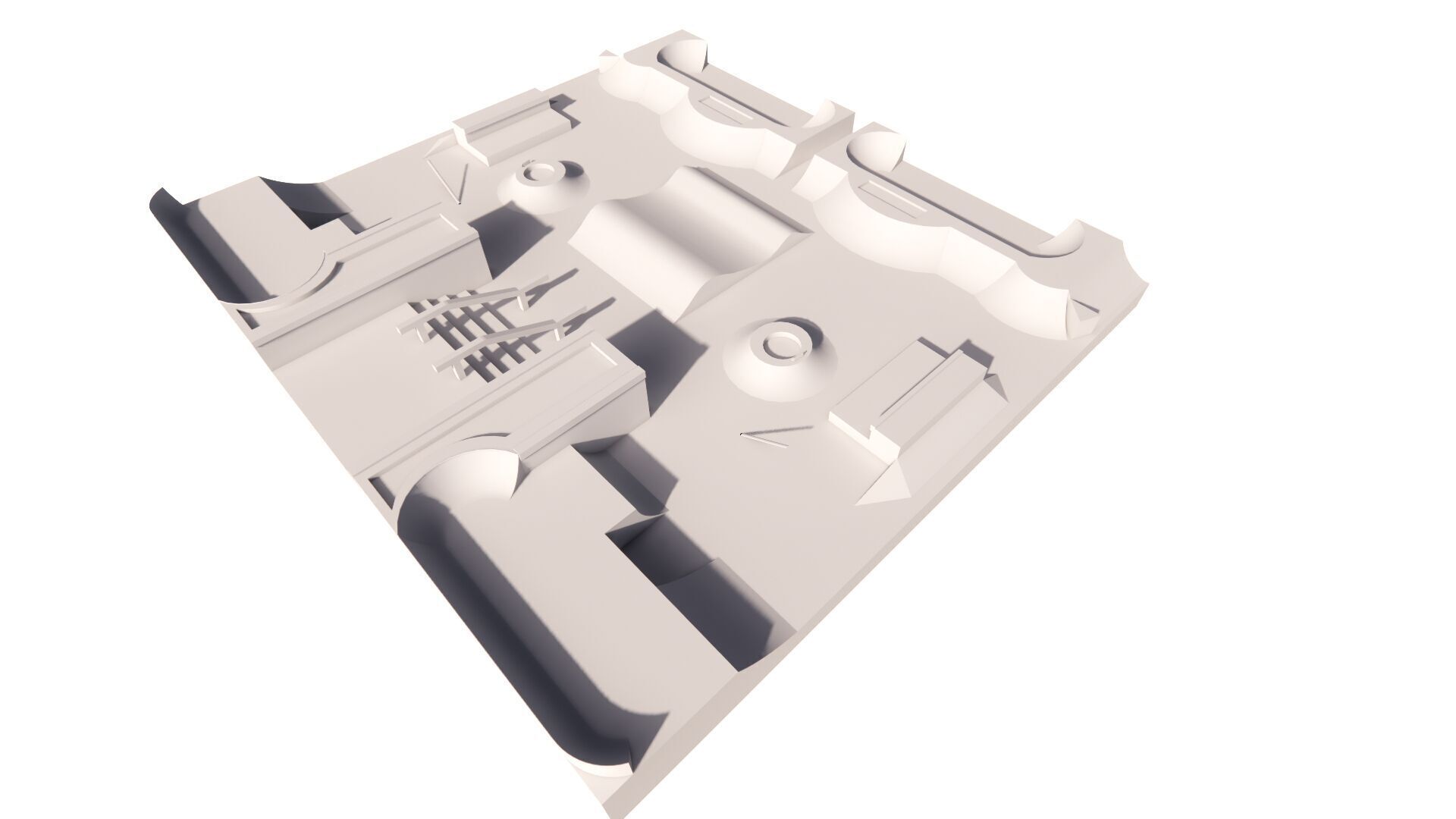 Skatepark-Skate Park PACK 3D model_17