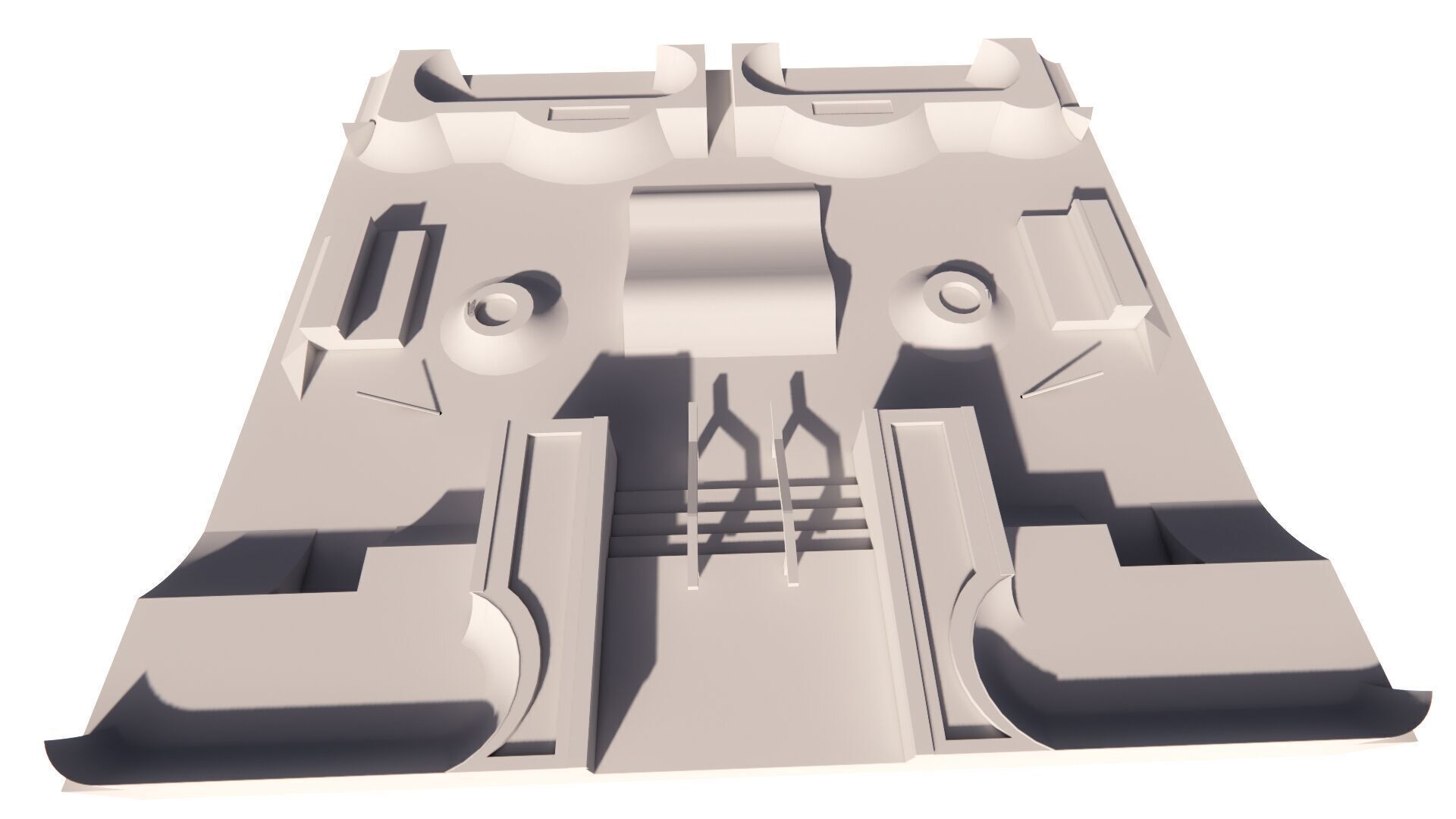 Skatepark-Skate Park PACK 3D model_5