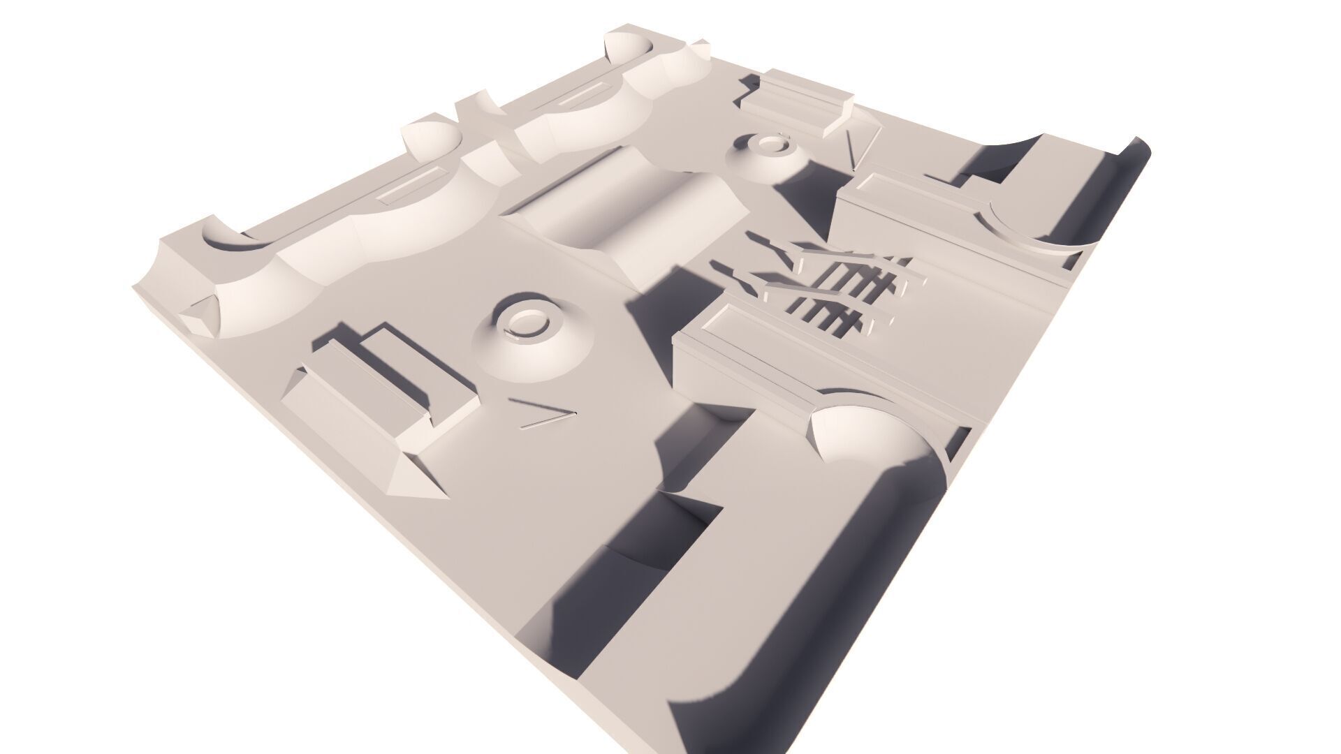 Skatepark-Skate Park PACK 3D model_6