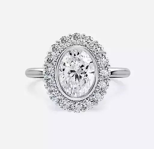 Halo Engagement Ring 10