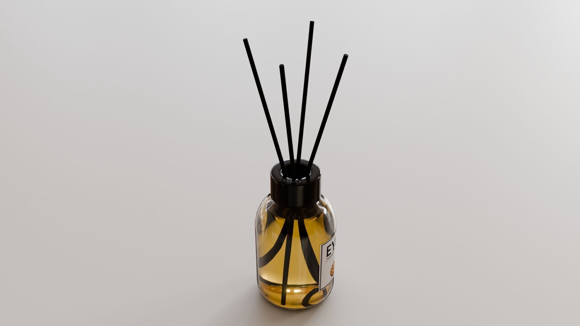Eyfel Perfume Reed Diffuser Apple-Pie Low-poly 3D model_24