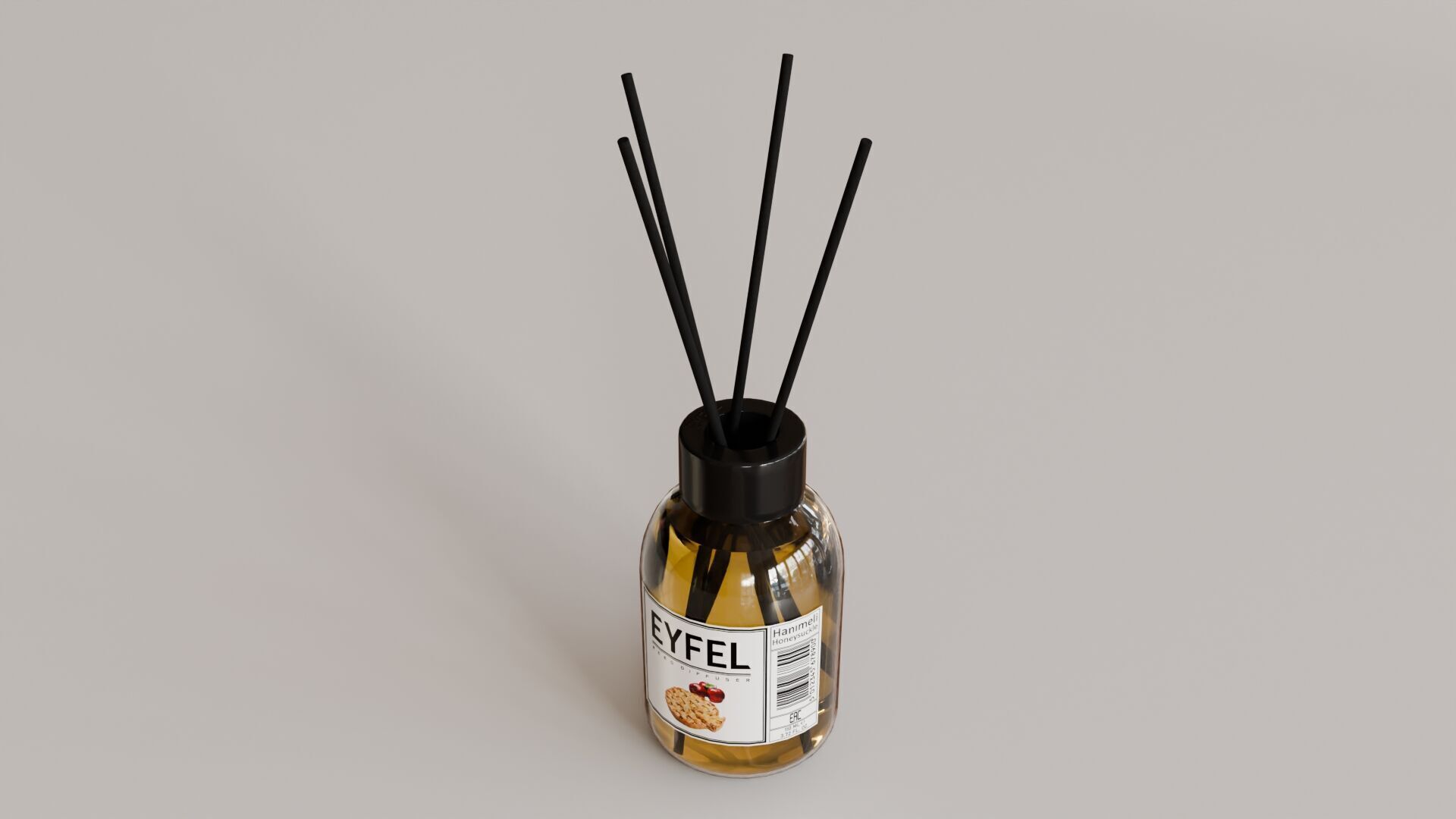 Eyfel Perfume Reed Diffuser Apple-Pie Low-poly 3D model_14