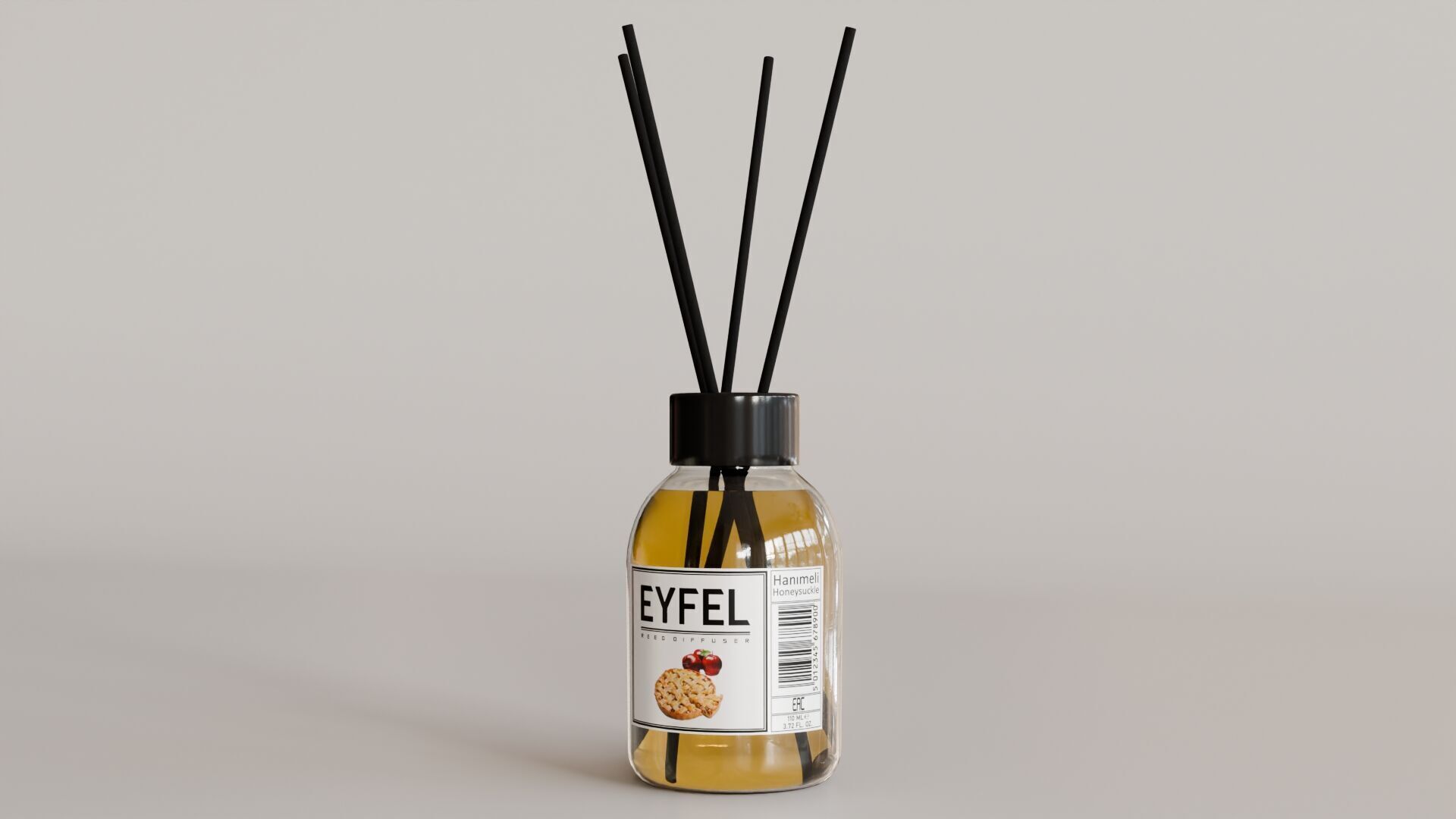 Eyfel Perfume Reed Diffuser Apple-Pie Low-poly 3D model_1