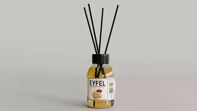 Eyfel Perfume Reed Diffuser Apple-Pie Low-poly 3D model