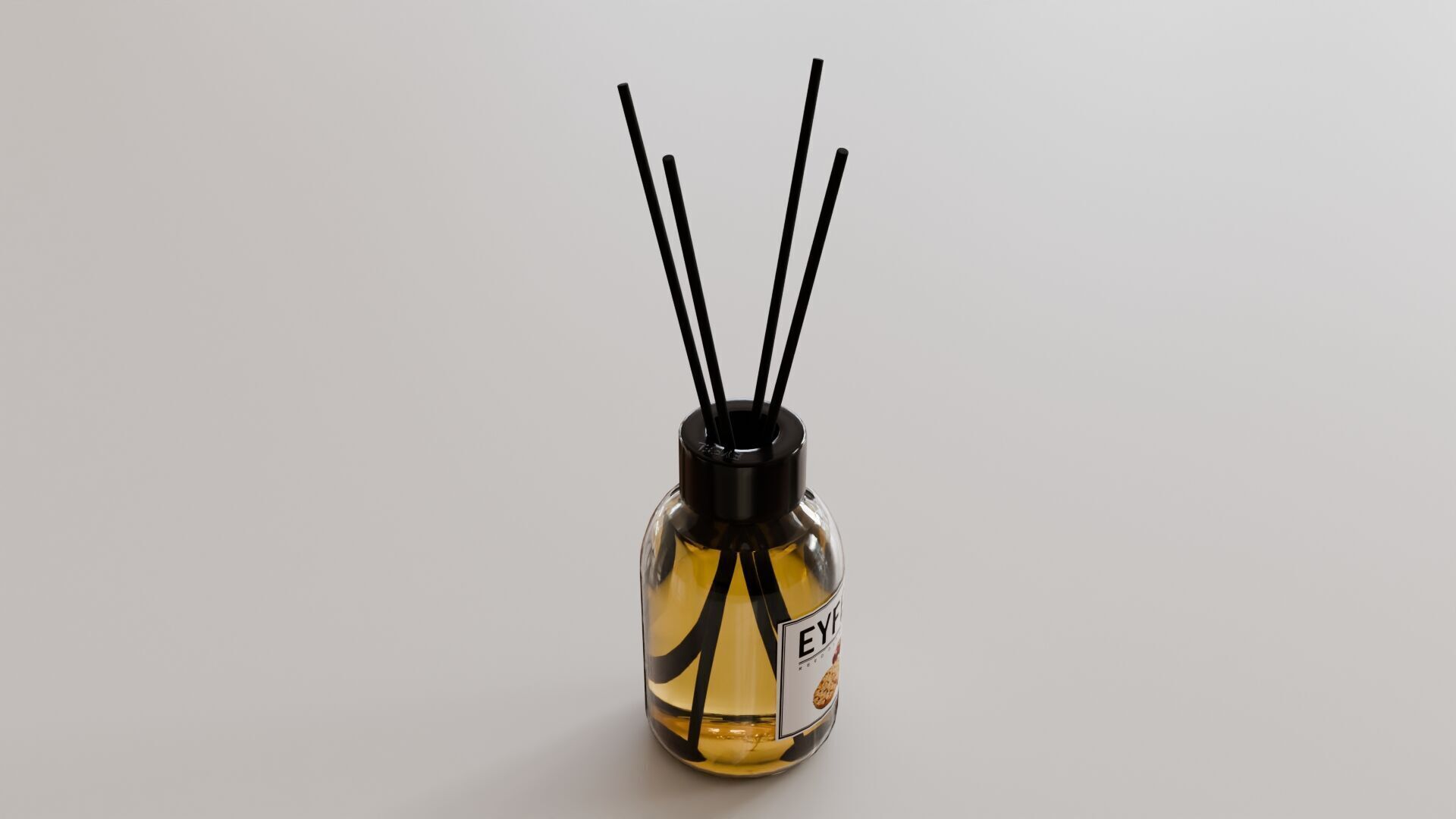 Eyfel Perfume Reed Diffuser Apple-Pie Low-poly 3D model_29