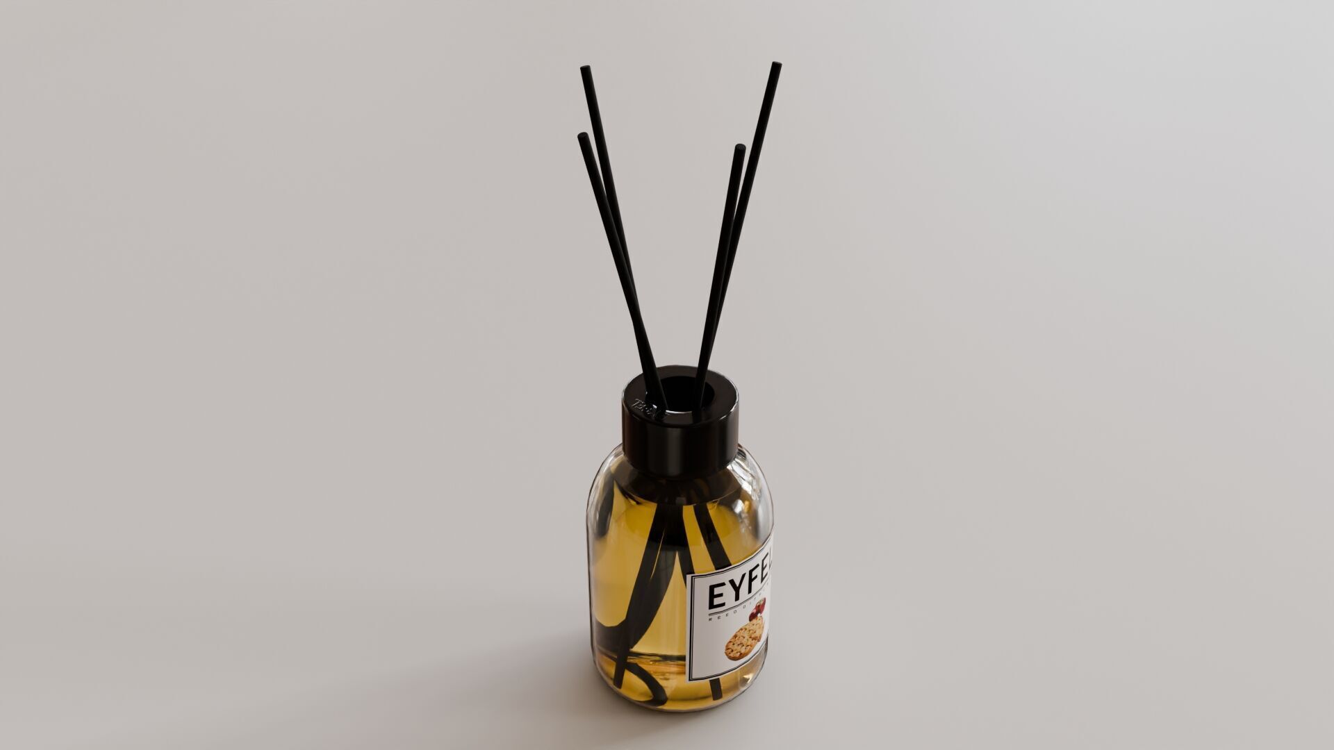 Eyfel Perfume Reed Diffuser Apple-Pie Low-poly 3D model_28