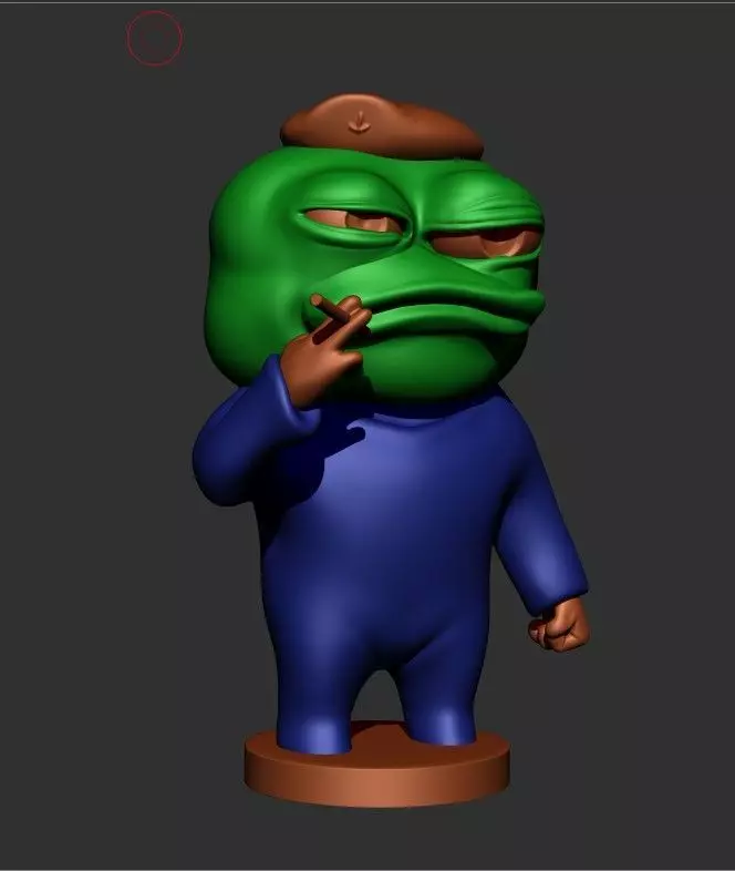 Pepe the Forg 3D print model_0