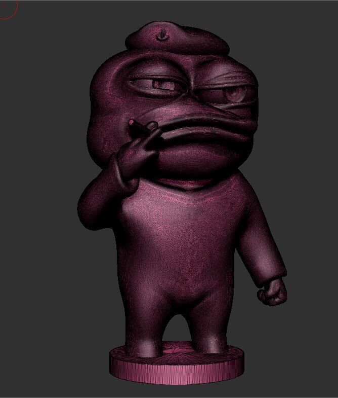 Pepe the Forg 3D print model_3