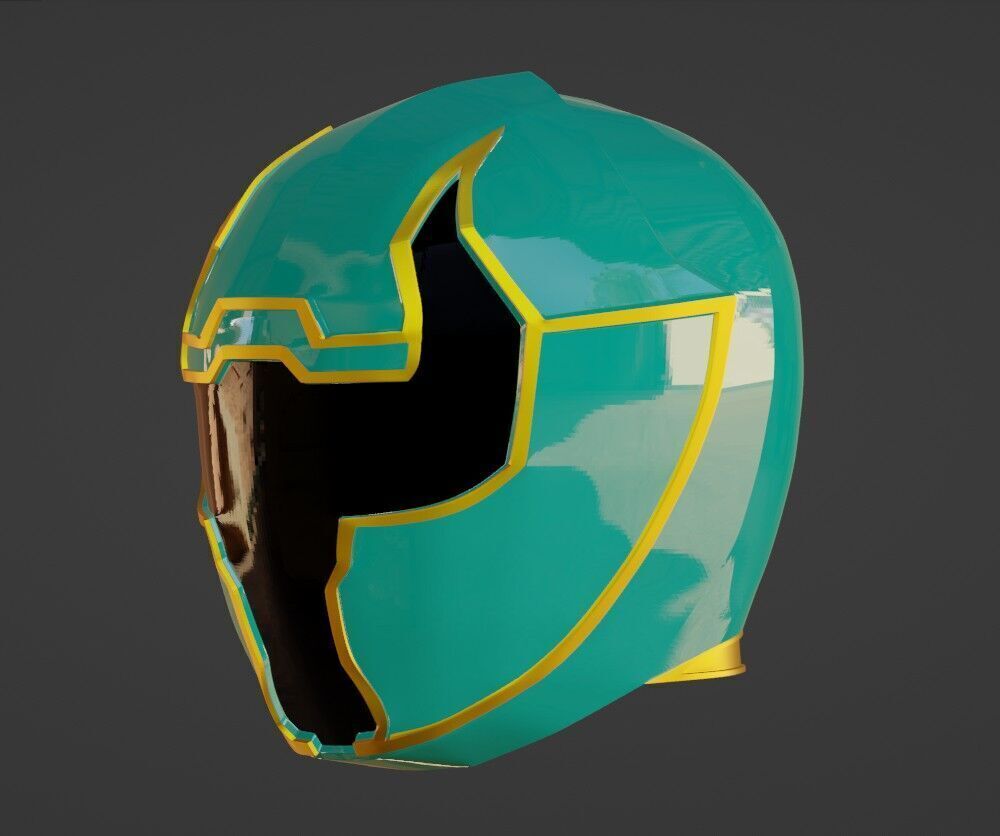 Power Rangers Mystic Force Green Ranger MagiGreen Helmet 3D print model_1