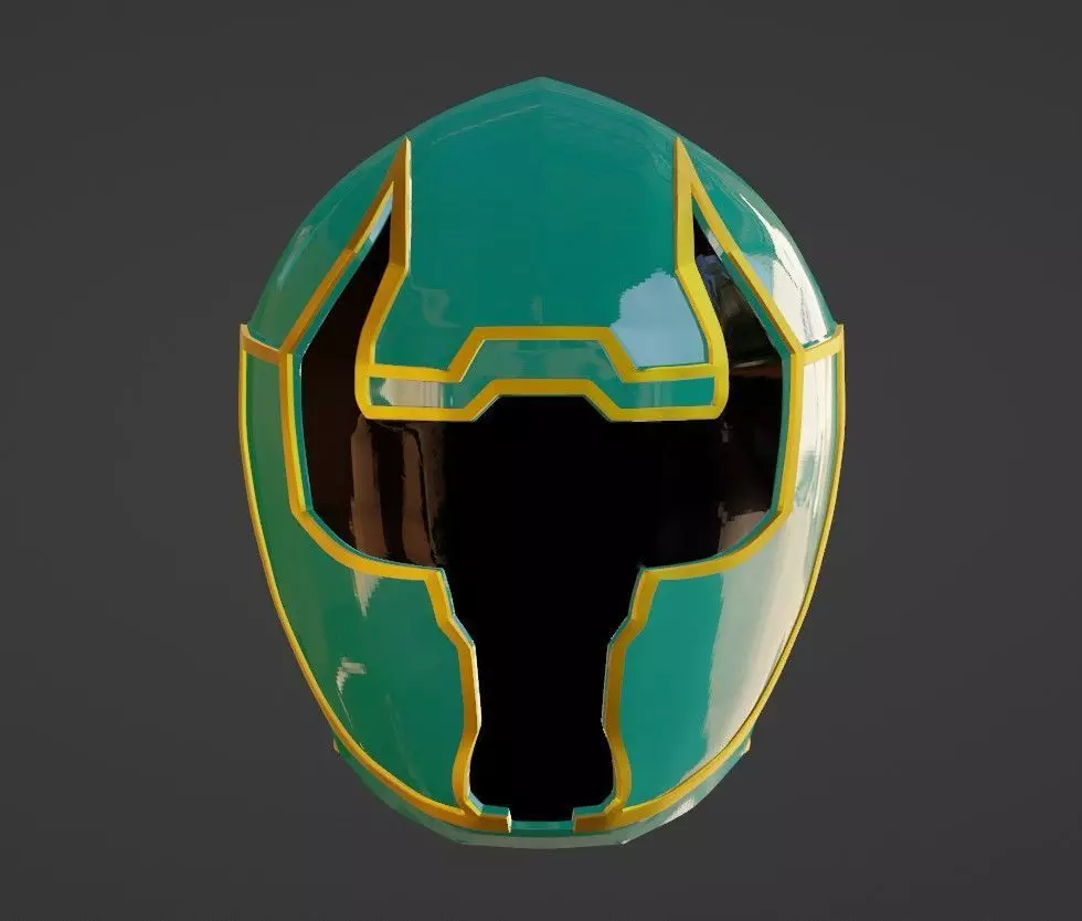 Power Rangers Mystic Force Green Ranger MagiGreen Helmet 3D print model_0