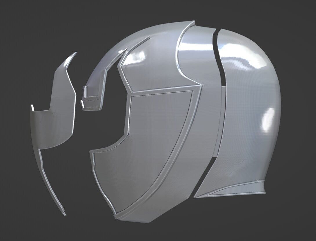 Power Rangers Mystic Force Green Ranger MagiGreen Helmet 3D print model_8