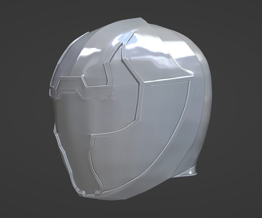 Power Rangers Mystic Force Green Ranger MagiGreen Helmet 3D print model_6