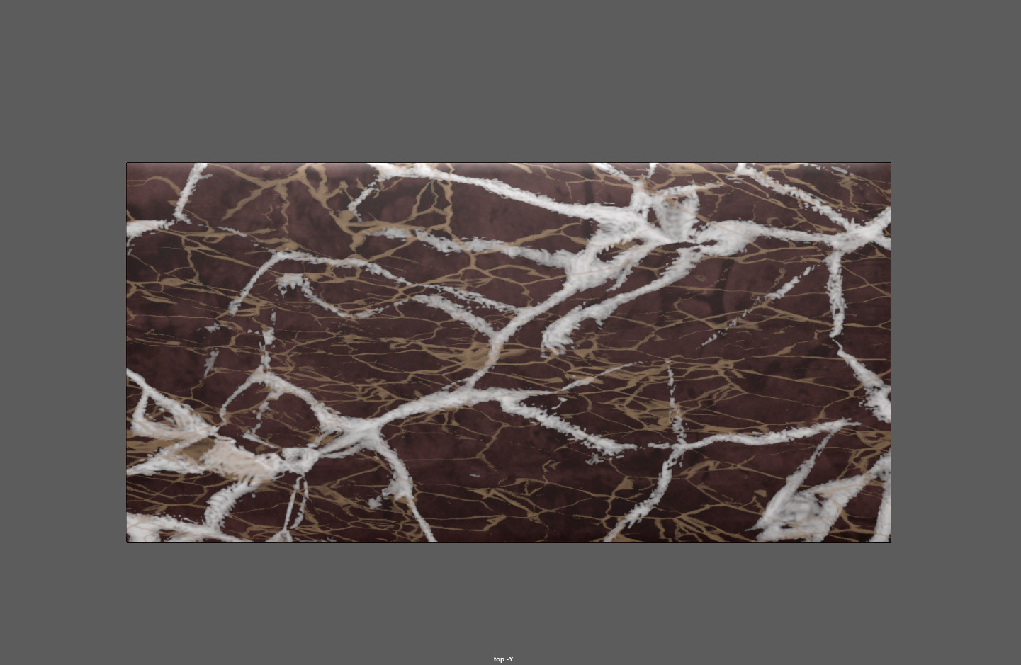 Black porcelain Marble Top Table Low-poly 3D model_9