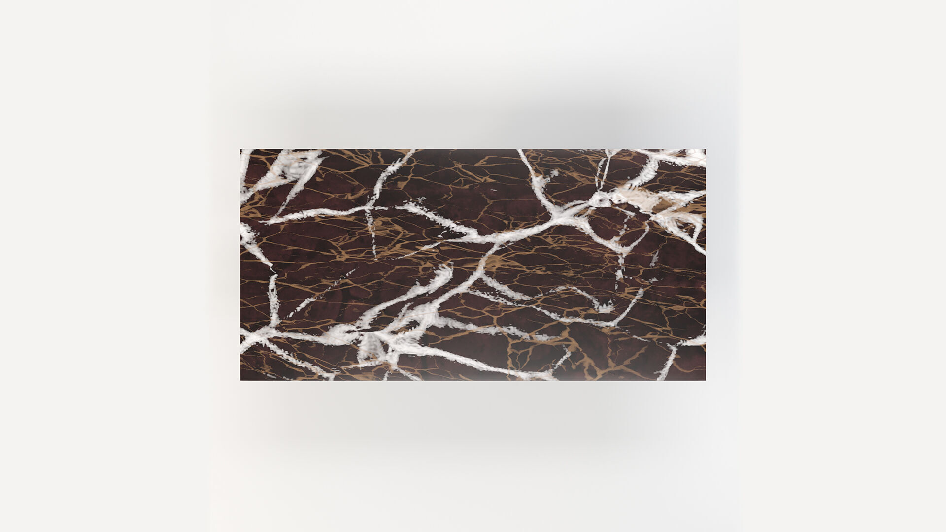 Black porcelain Marble Top Table Low-poly 3D model_4